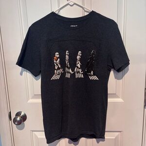 NWOT Star Wars Dark Gray Darth Vader and Stormtrooper T-Shirt / Beatles Album